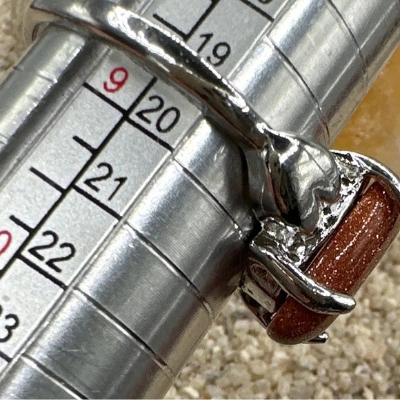 Sunstone Victorian silver ring/manifesting confidence in the future - Picture 3 of 7